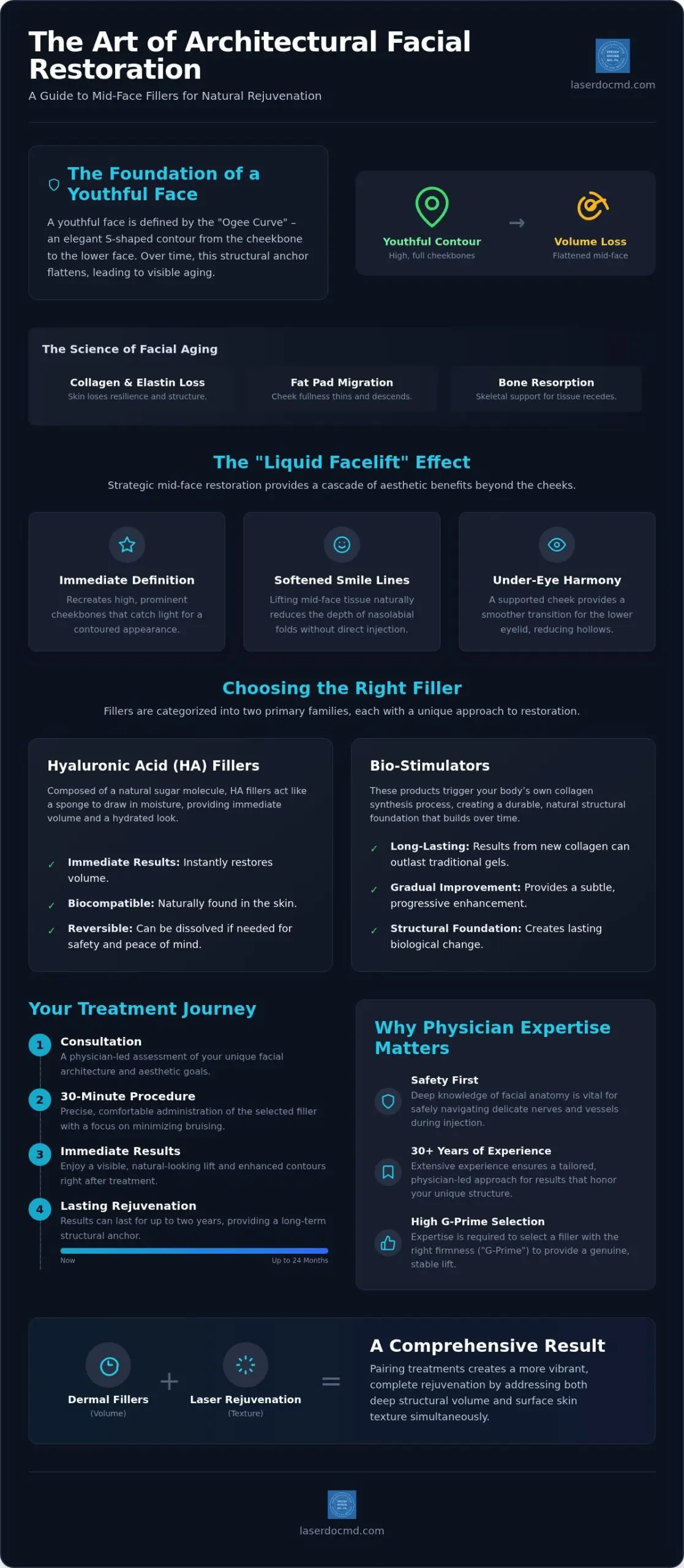 Cheek Fillers in Maryland: The Complete Guide to Mid-Face Restoration (2026)